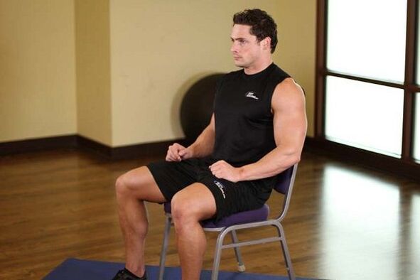 exercises sitting in a chair to increase potency