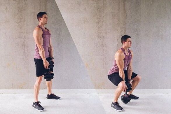 weighted squats for power