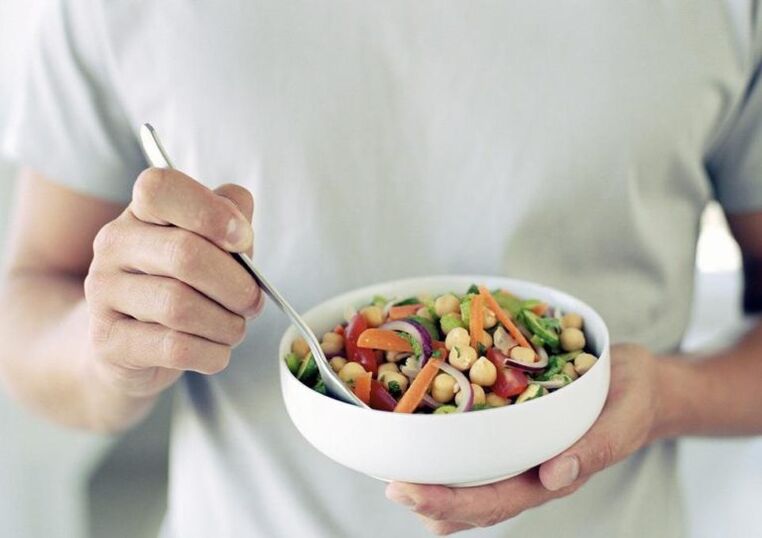 the use of vegetable salad to increase potency