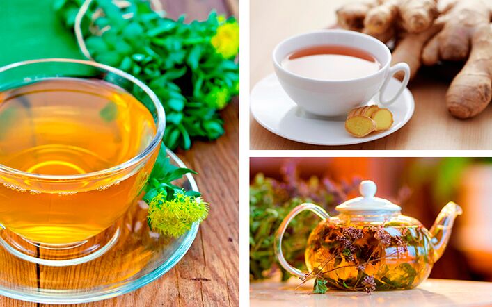 Fragrant teas with rhodiola, ginger and thyme that increase male sexual power